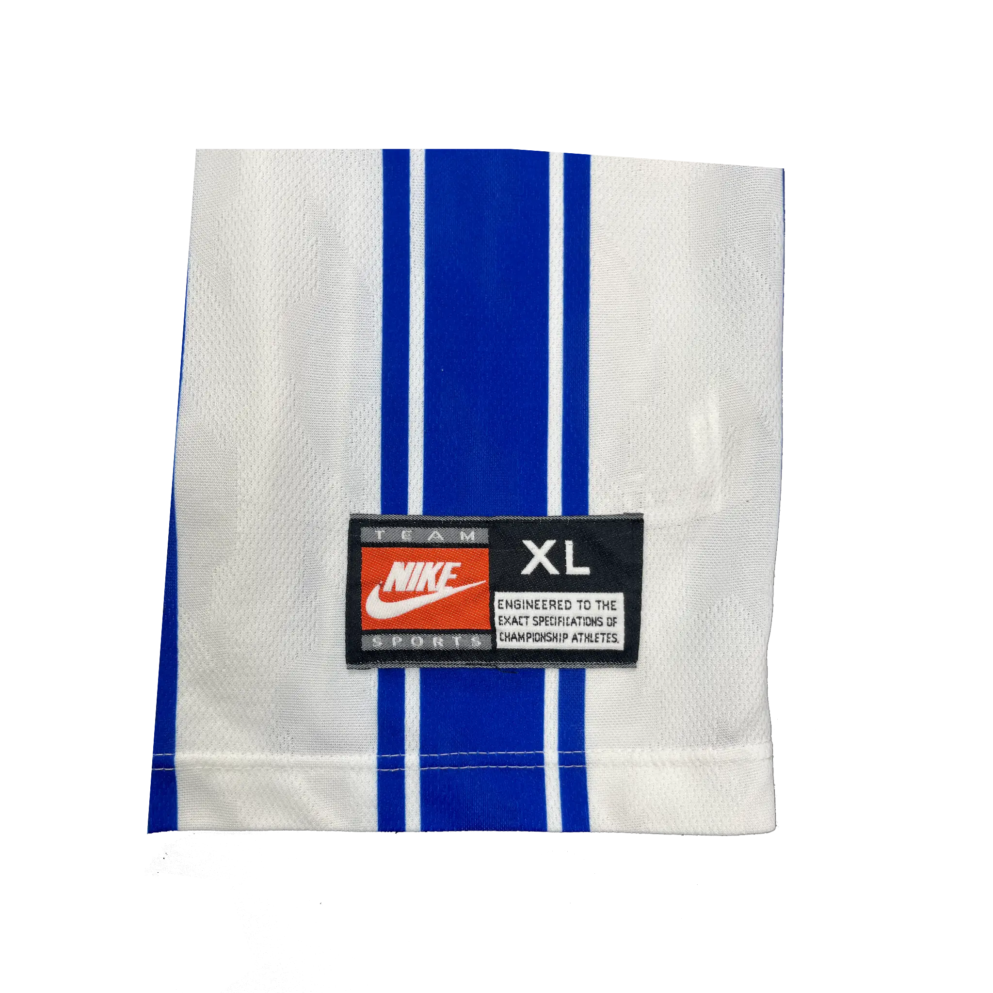 Nike White/Blue Stripes Jersey