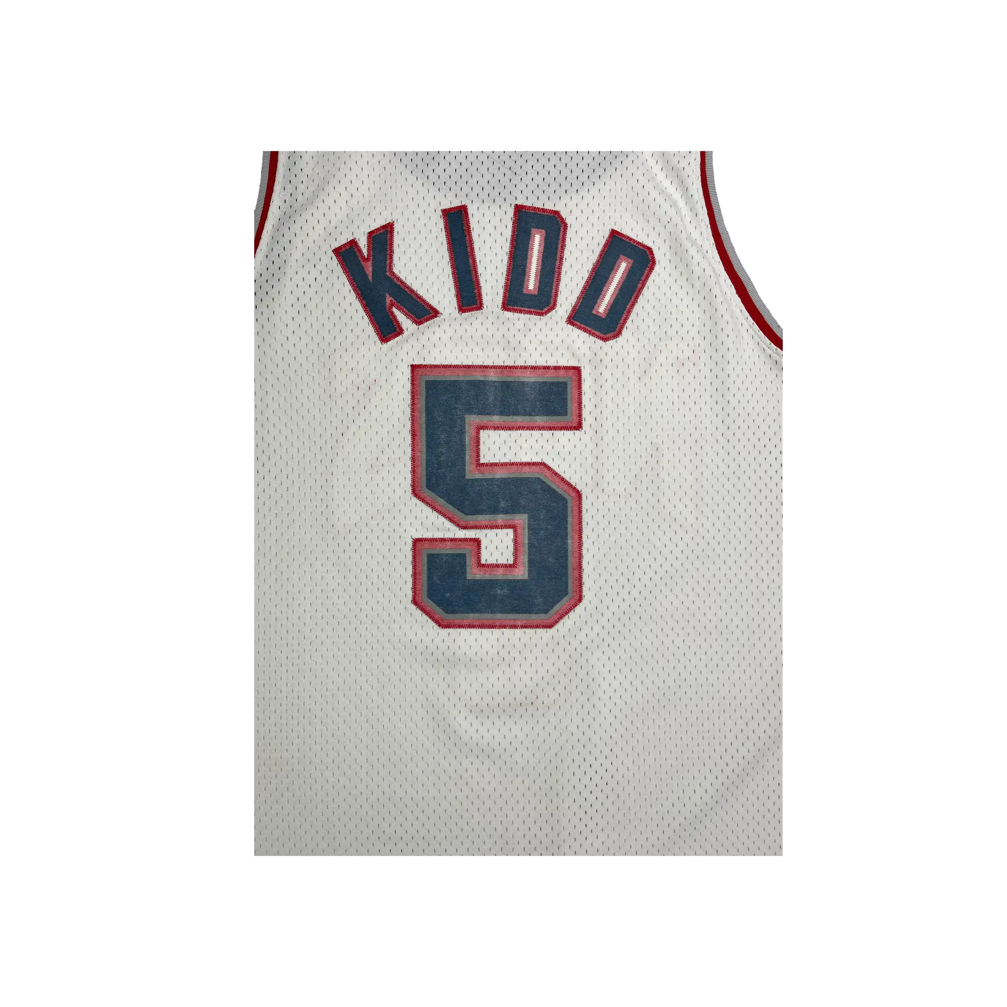 Rare Retro Jason Kidd Brooklyn Nets Jersey Back Detail