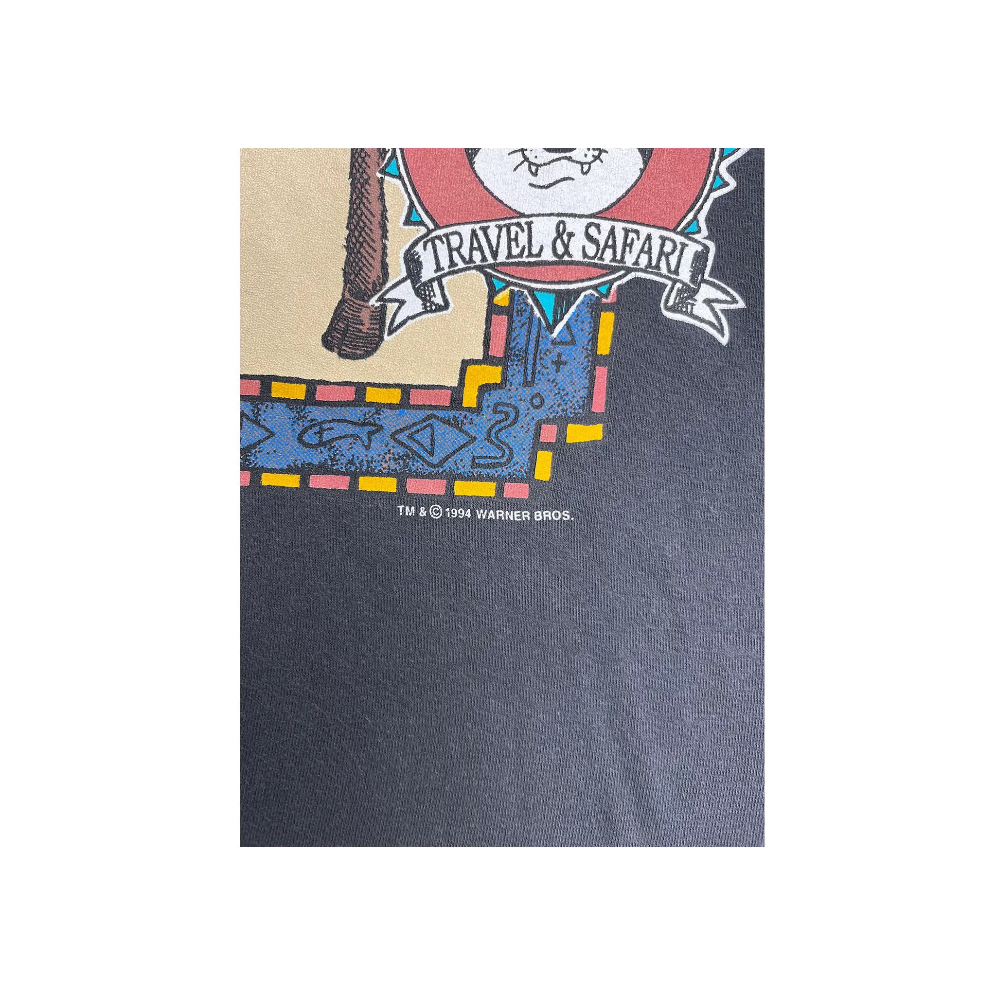 Rare Vintage Warner Bros 1994 Tee Front Detail