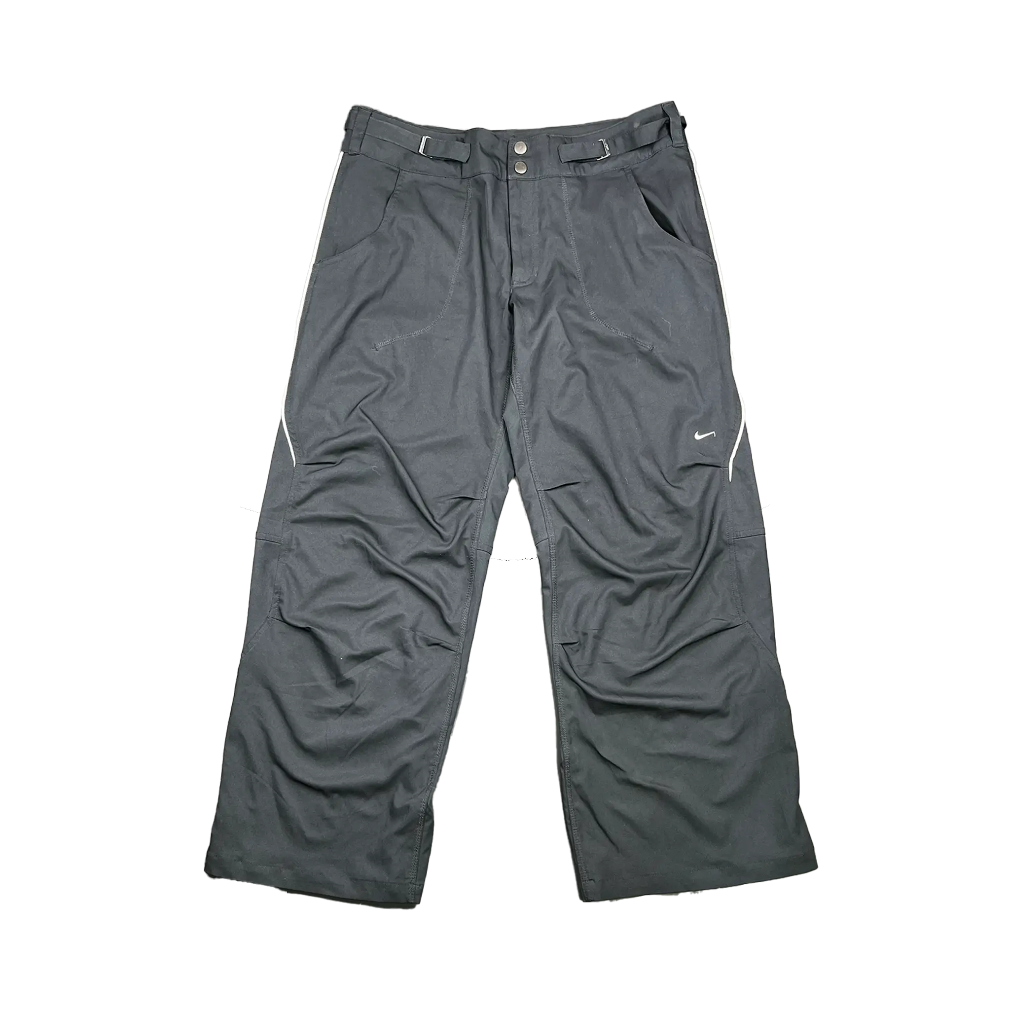 Vintage Nike Trackpants With A Belt
