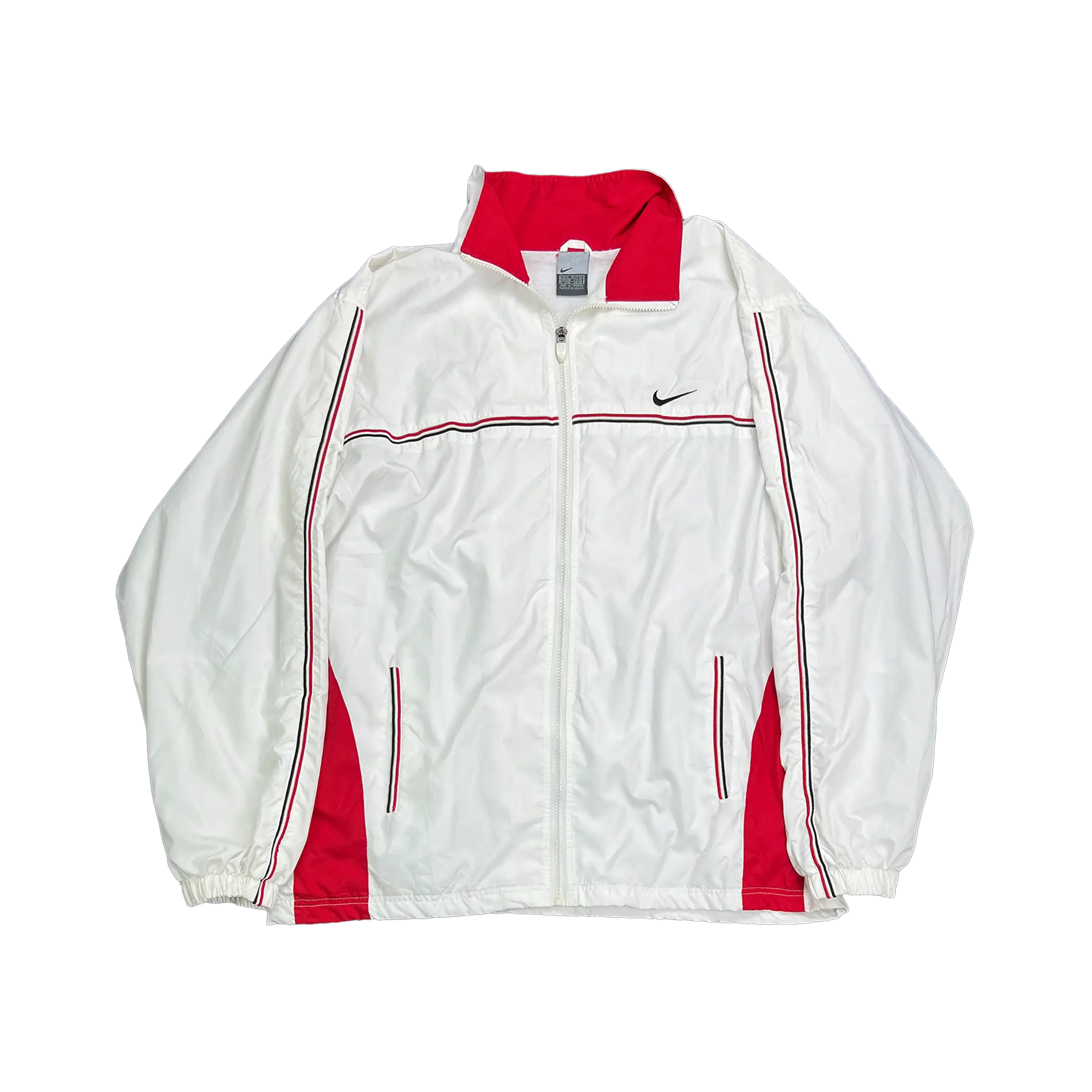 Vintage Nike White Trackjacket