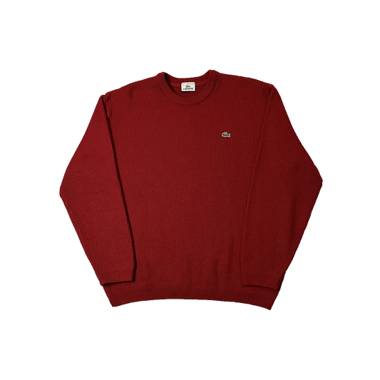 Lacoste Red Knit Sweater