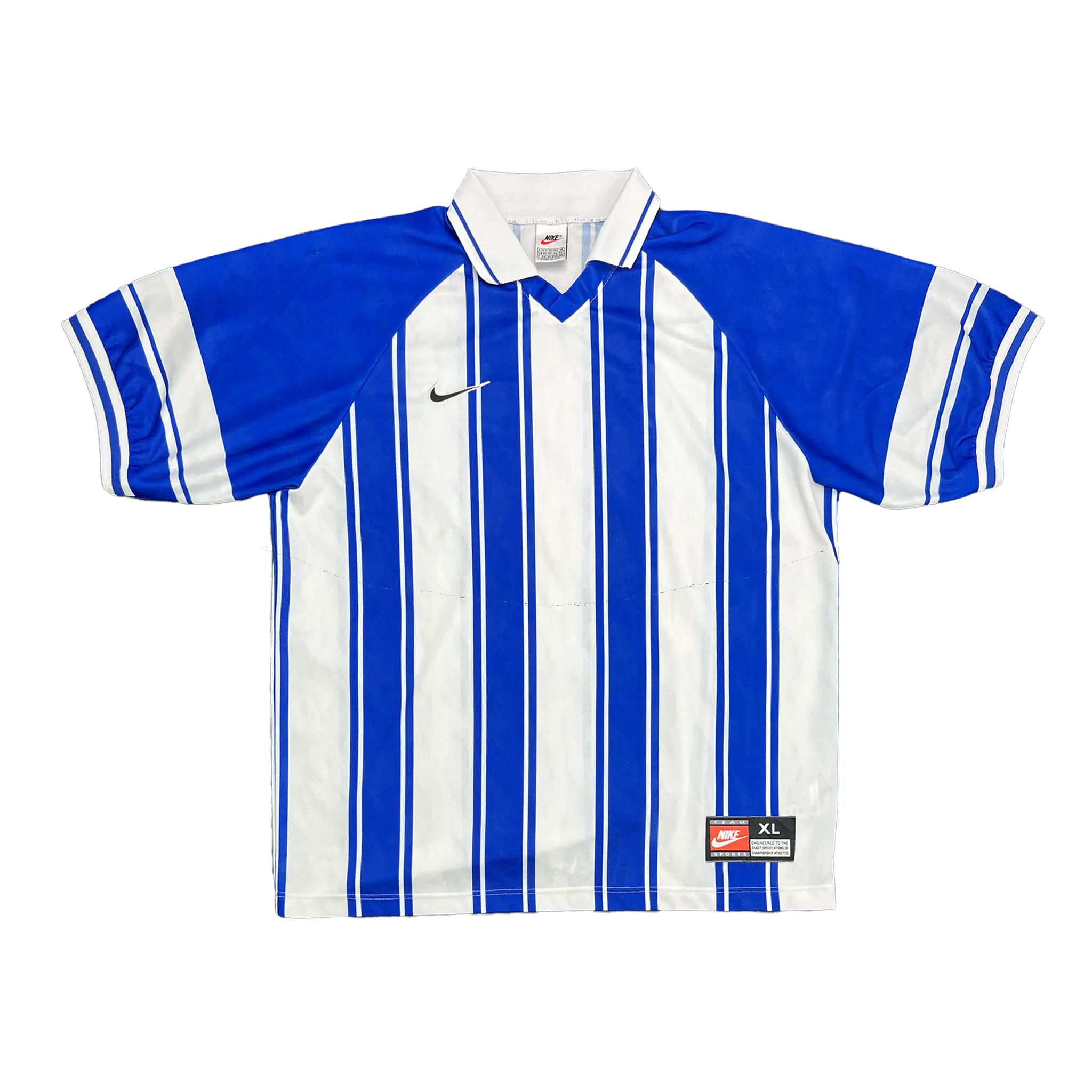 Nike White/Blue Stripes Jersey